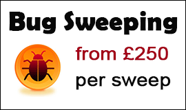 Bug Sweeping Cost in Weymouth